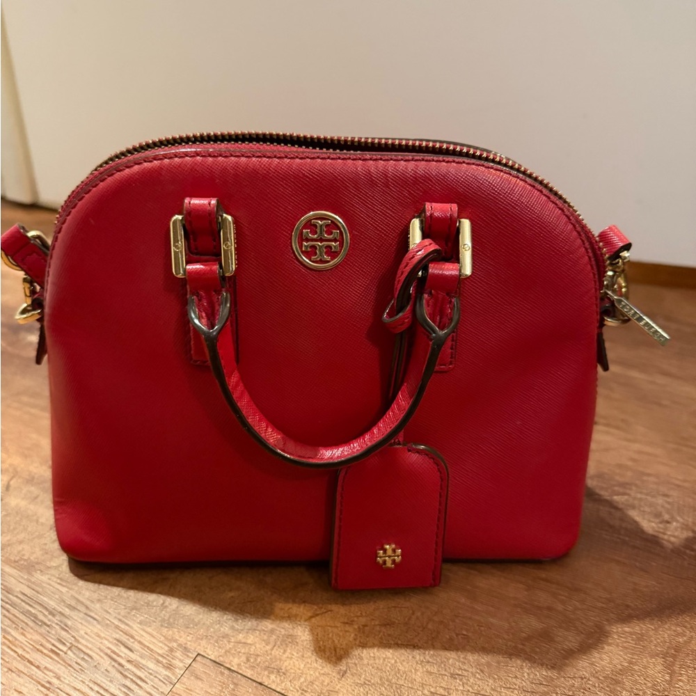 Tory Burch Cherry Red Satchel